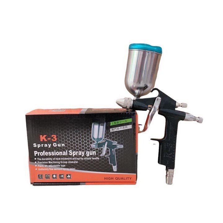 Súng phun sơn mimi cầm tay K3 KAPUSI Nhật Bản, chất liệu nhôm dùng khí nén . Bh 12 tháng. Kouritsu Official Store