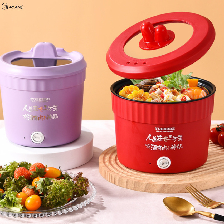 Nồi lẩu điện không dính Ramen Nồi đa chức năng lẩu cho xào bít tết mì Ramen nồi