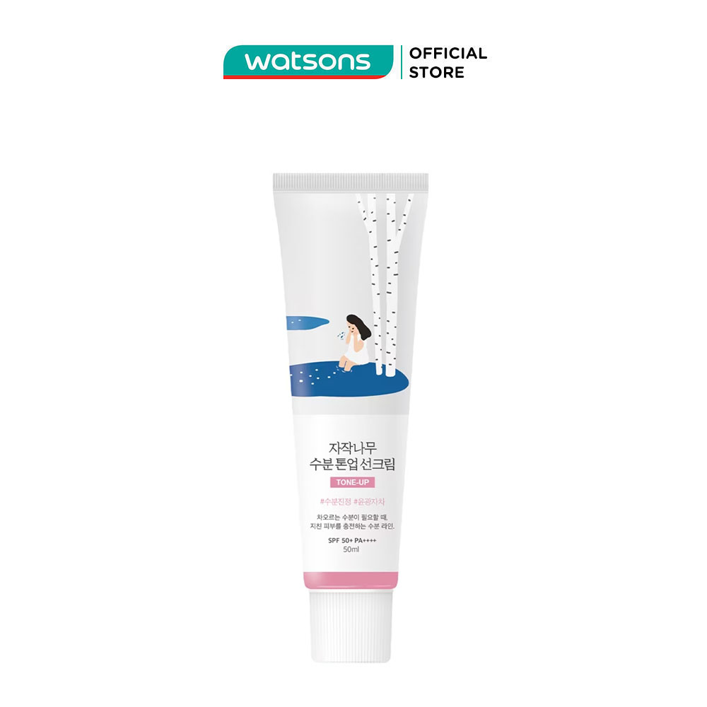  Kem Chống Nắng Nâng Tông Round Lab Birch Juice Moisturizing Tone-up Sunscreen SPF50+ PA++++ 50ml 