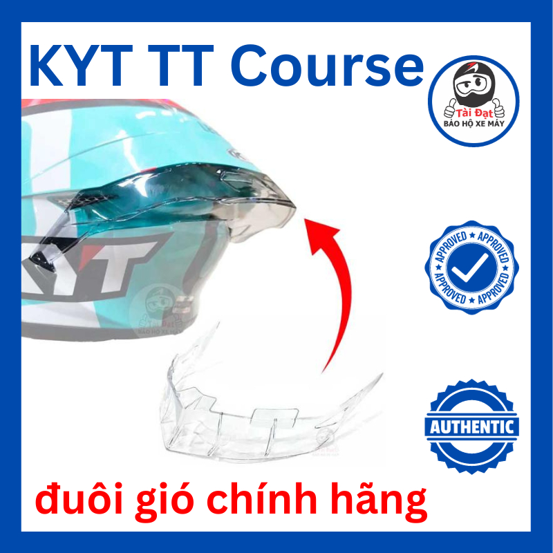 Phụ kiện mũ bảo hiểm KYT - Cánh gió mũ KYT TT Course