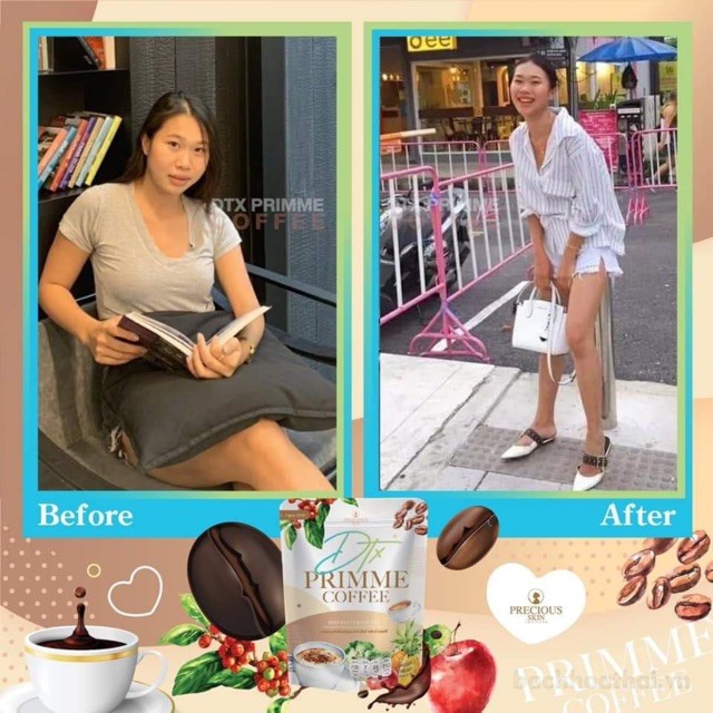 Cà phê thải ƌộc giảm cân DTX Primme Coffee Thái Lan