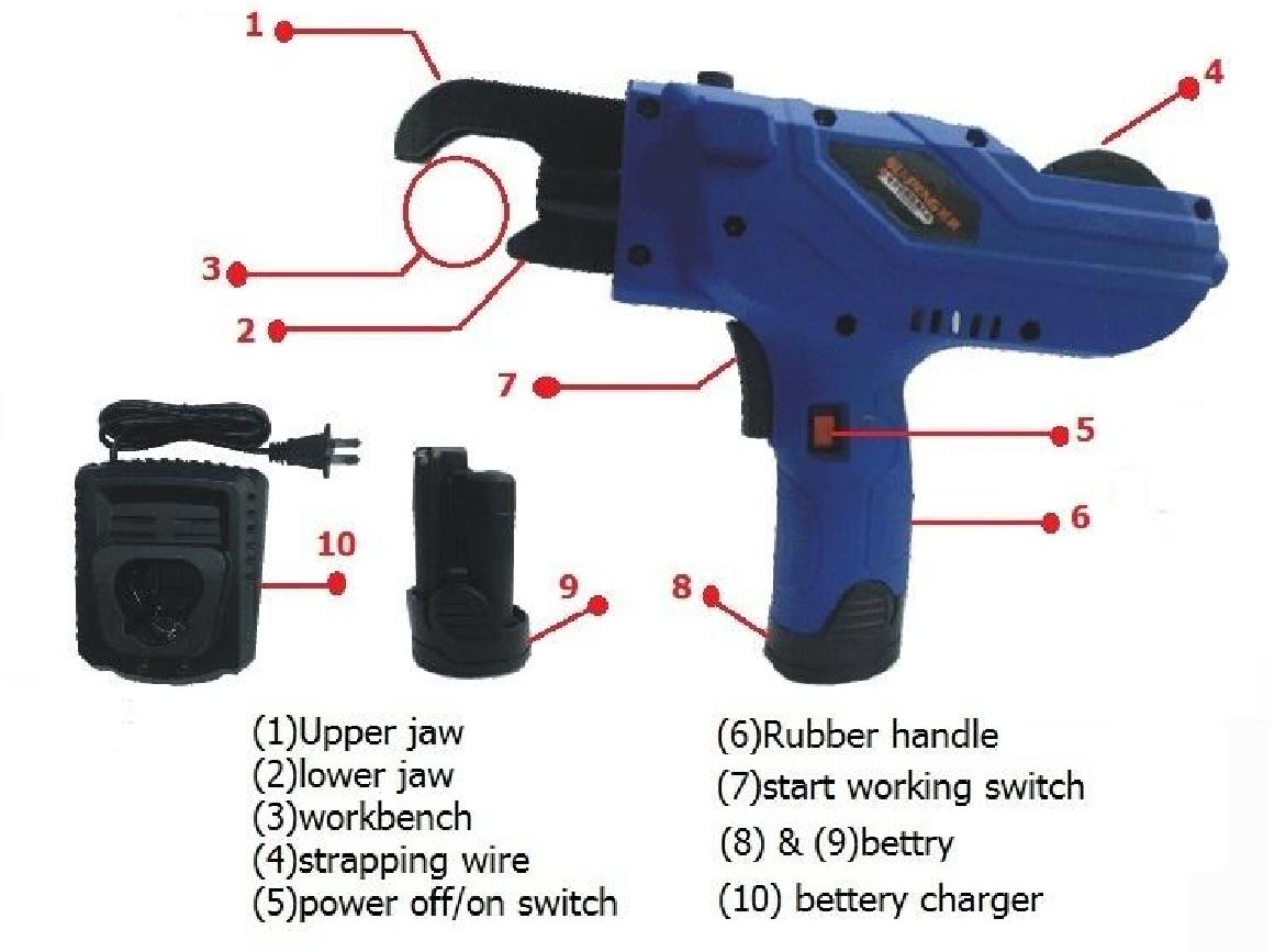 Battery Operate Wire Binder Gun