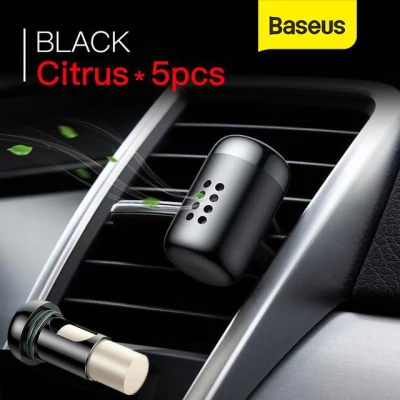 Baseus Metal Aromatherapy Car Phone Holder Air Freshener for Auto Air Vent Freshener Air Condition Clip Diffuser Solid Perfume
