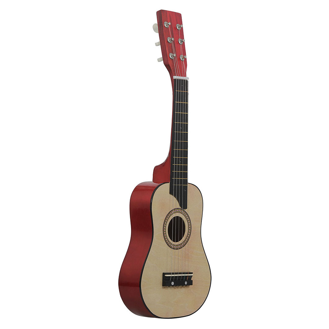 (LC7G) 25 Inch Basswood Acoustic Guitar 6 Strings Small Mini Guitar with Guitar Pick Strings for Children Kids Gift Beginner