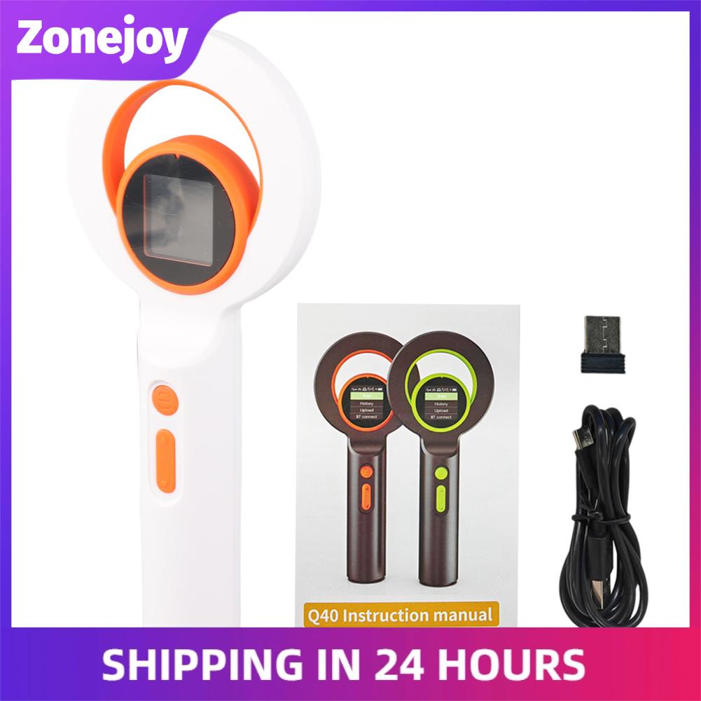 Zonejoy Animal Microchip Pet Tag Scanner ID Reader Nhãn động vật Đầu đọc cầm tay BT USB 2.4G Kết nối với 240 chiếc Chức năng lưu trữ thông tin Màn hình OLED Tiêu chuẩn 134 2kHz