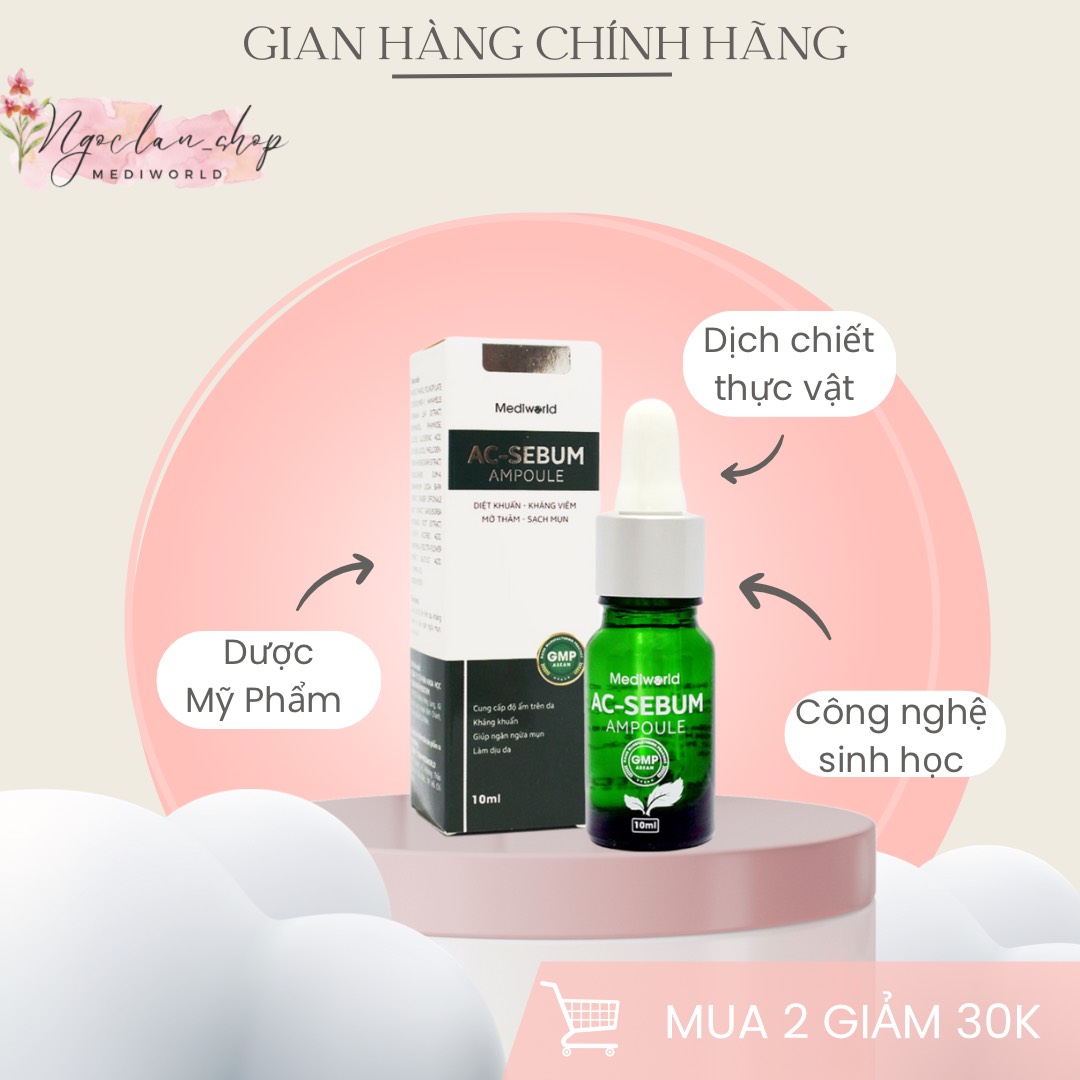 (Spa) Serum hỗ trợ chăm sóc và ngăn ngừa mụn AC - Sebum Ampoule Mediworld