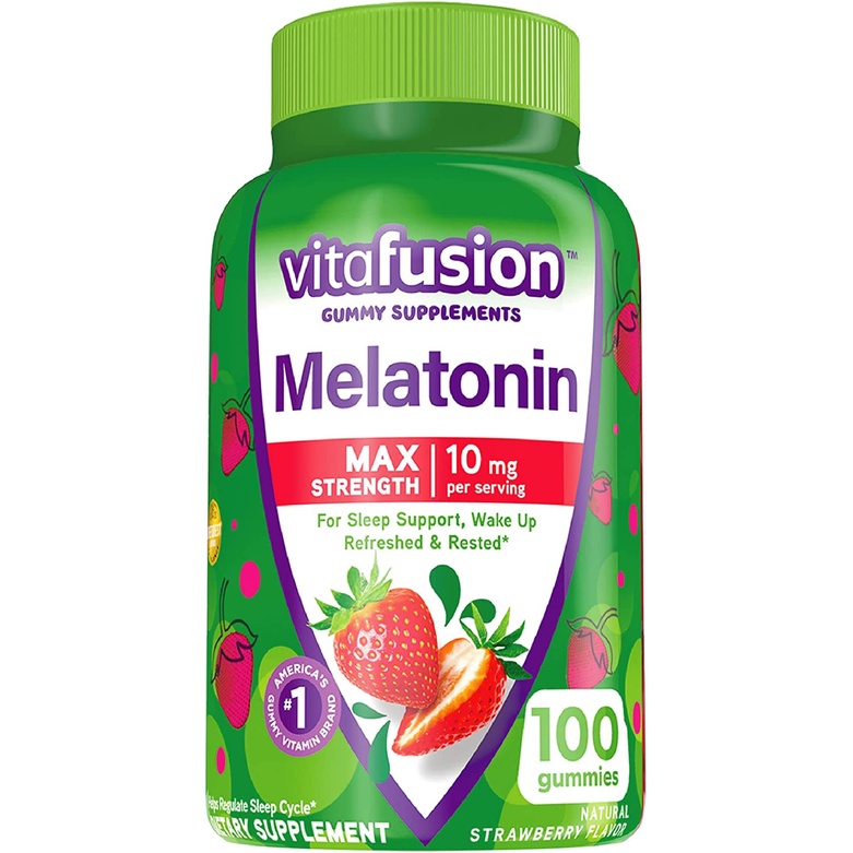 HŨ 100 VIÊN KẸO DẺO Vitafusion Max Strength Melatonin Gummy