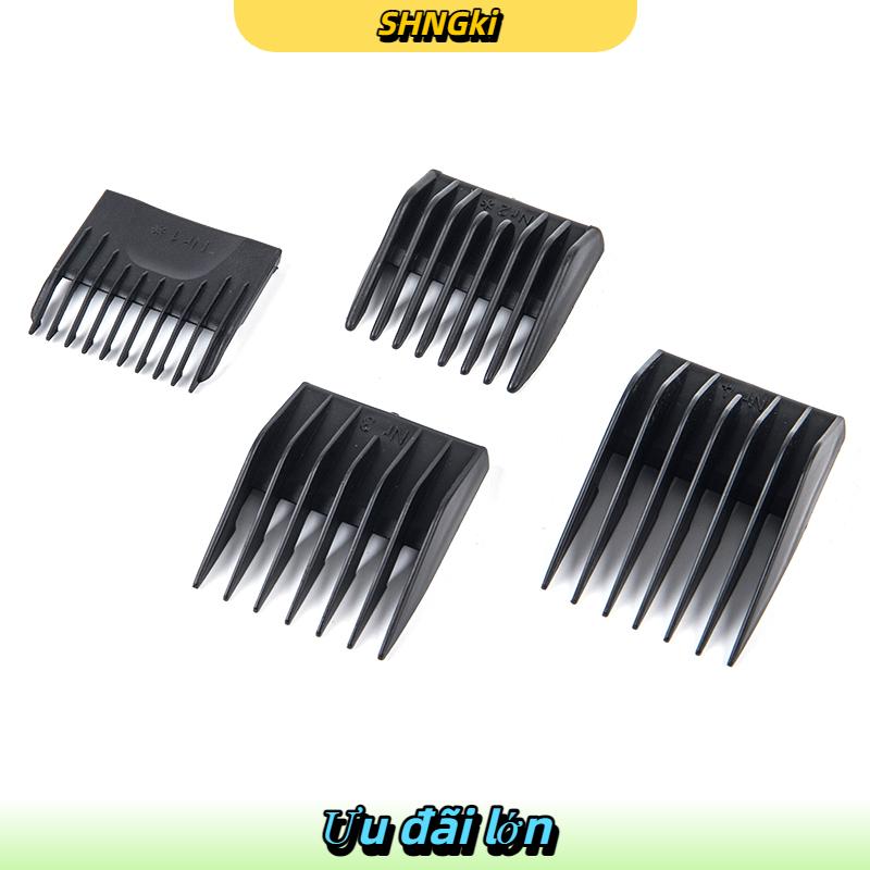 SHNGki 4Pcs Cắt Tóc Tóc Clipper Giới Hạn Lược Thay Thế Hướng Dẫn Lược Cho 1400 Loạt