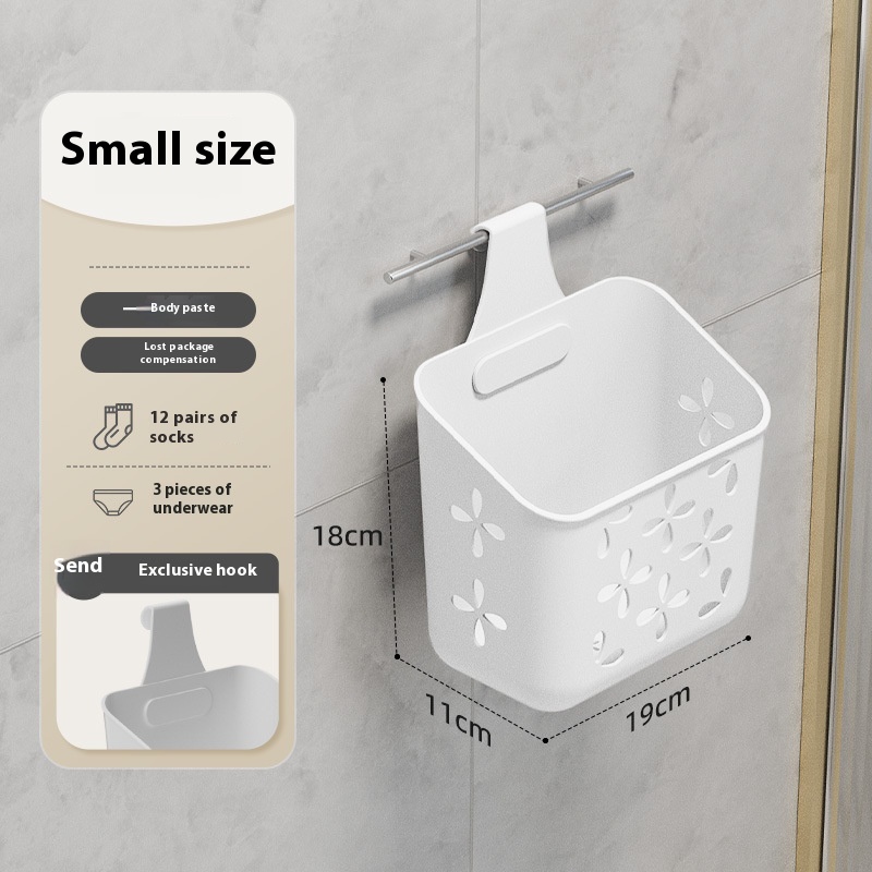 boxien ความจุขนาดใหญ่พับติดผนังตะกร้าซักผ้าที่มีการจัดการห้องน้ำหอพัก ราคา 245 บาท*ส่งฟรี