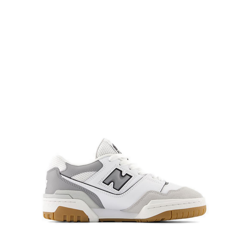 Giày thể thao new balance bb550 boy's - white/grey
