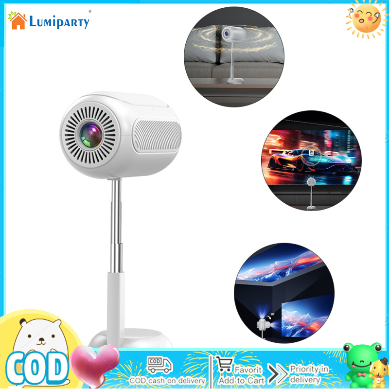 TS-6 Mini Projector 4K UHD Projector Smartphone Projector Outdoor Movie Projectors Compatible For Android 11 OS WiFi6 ราคา 6,079 บาท*ส่งฟรี