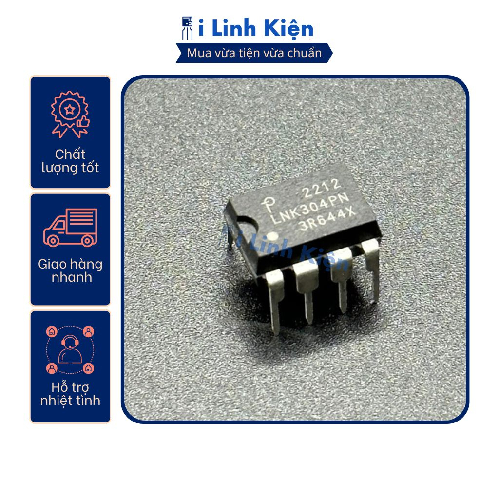 IC nguồn LNK304PN LNK304 nhập khẩu chính hãng chất lượng cao.