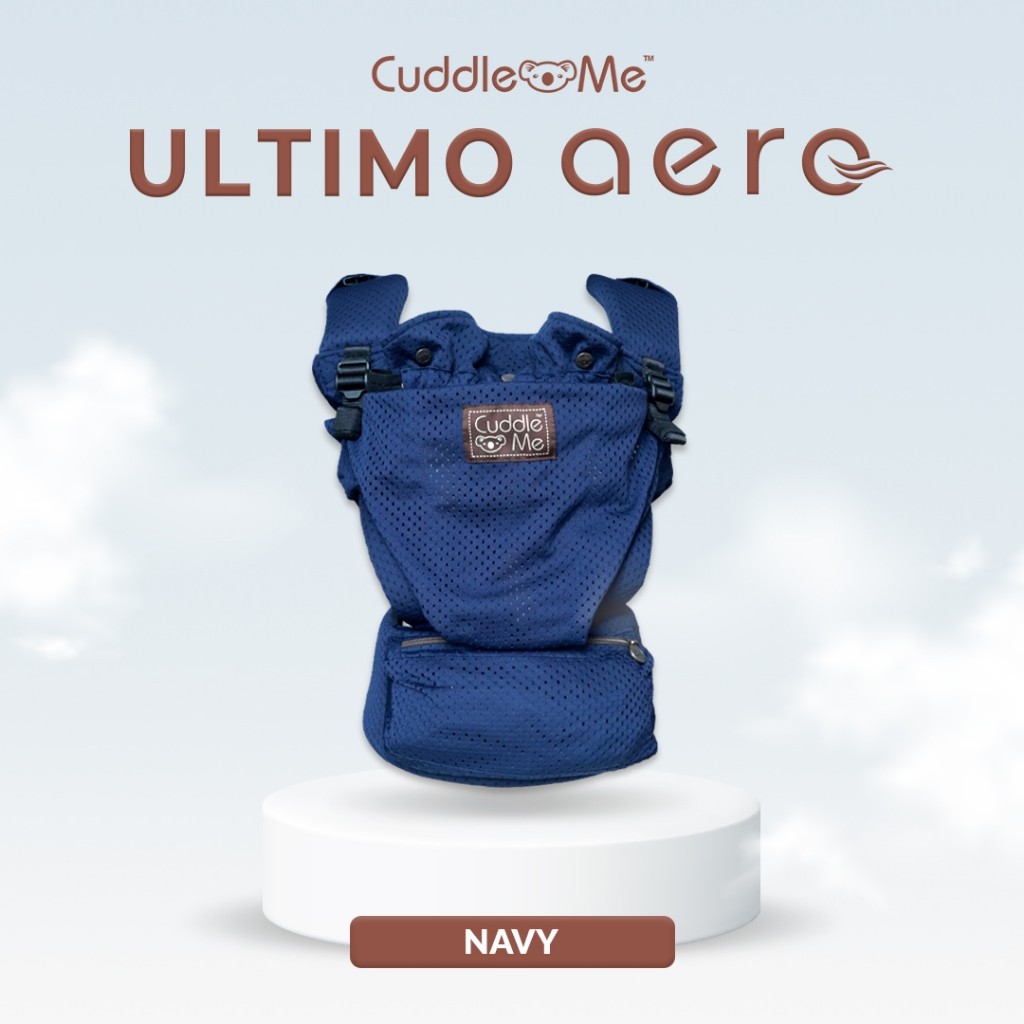 CUDDLEME Ultimo Aero Gendongan Bayi SSC Newborn Suport M Shape Hadap Depan Hip Seat Ringan