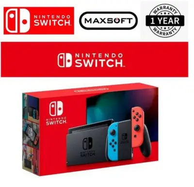 Nintendo Switch Console (Gen 2, SG Set) Maxsoft Warranty + Local Fast Delivery