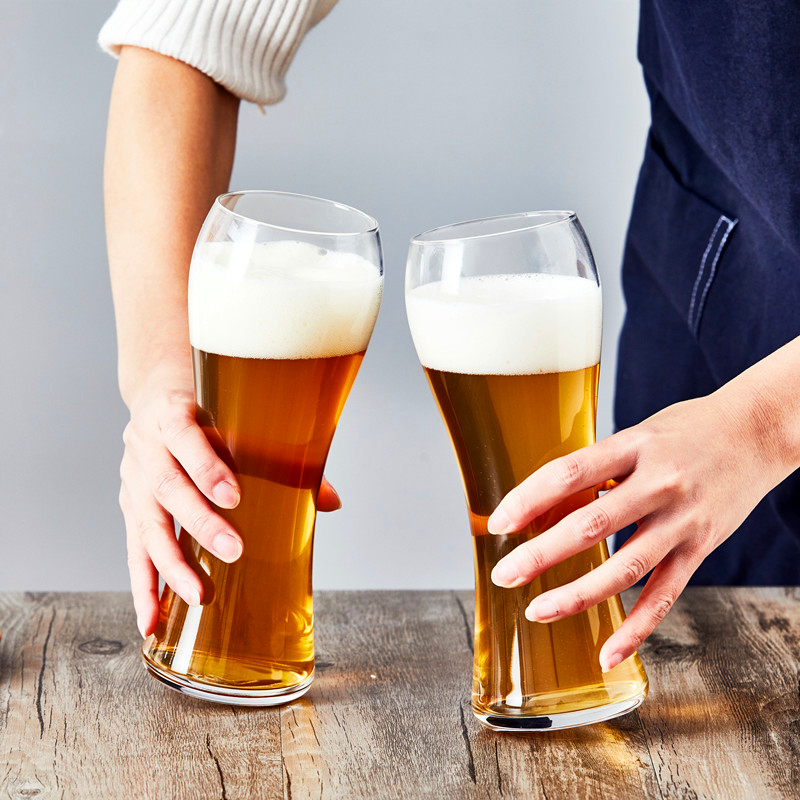 Cốc bia nửa lít. Kính bia thủ công, ly Pilsner, ly bia Ipa. Cổ điển bia quà tặng, cốc bia, cốc và ly bia cho nam giới