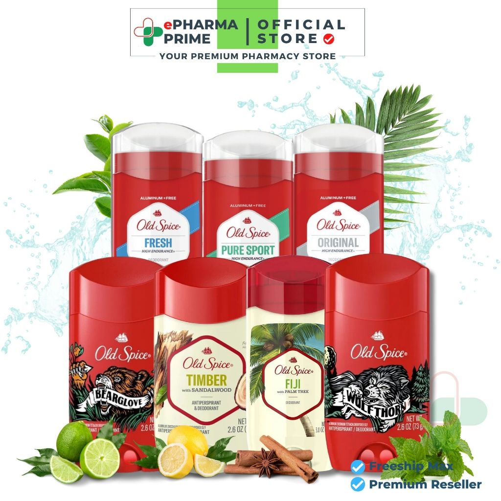 Lăn Khử Mùi OLD SPICE Mỹ Sáp Khử Mùi Old Spice Dành Cho Nam Giới
