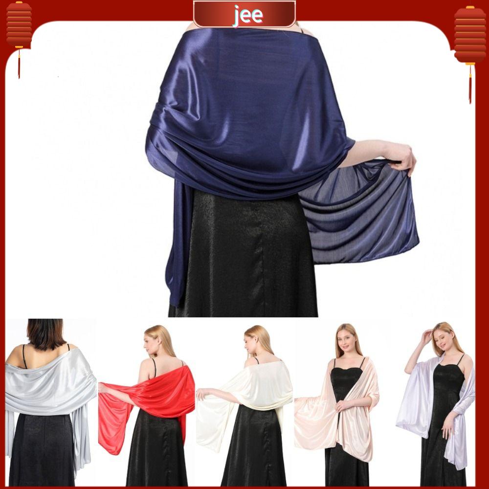 JEE Mềm mại Khăn choàng nữ Bánh cuốn Áo choàng dự tiệc Phụ kiện thời trang Khăn trang trí Đám cưới