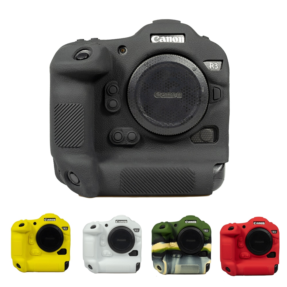 Soft Silicone Rubber Camera Protective Body Case Skin For Canon EOS R3 R7