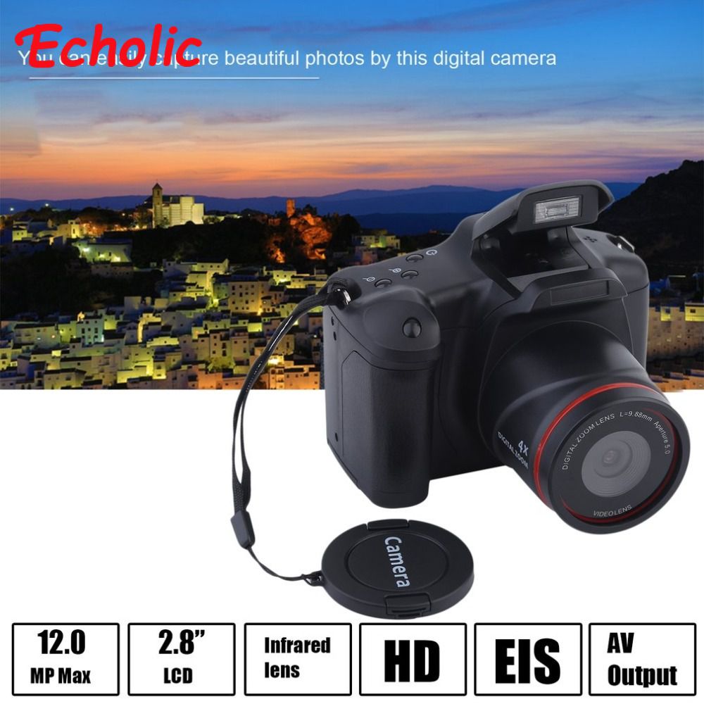 [Echolic] nhiếp ảnh chuyên nghiệp máy ảnh DSLR Máy ghi hình kỹ thuật số tay cầm xách tay 16X Thu phóng kỹ thuật số 16MP đầu ra HD Máy Quay Video Camera chụp ảnh tự sướng [sẵn trong kho]