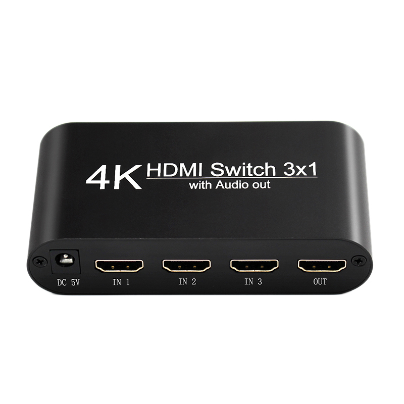 Bảng giá 4K HDMI Switch Audio Splitter 3 in 1 Out Extractor Adapter for XBOX 360 PS4 Smart Android HDTV Phong Vũ
