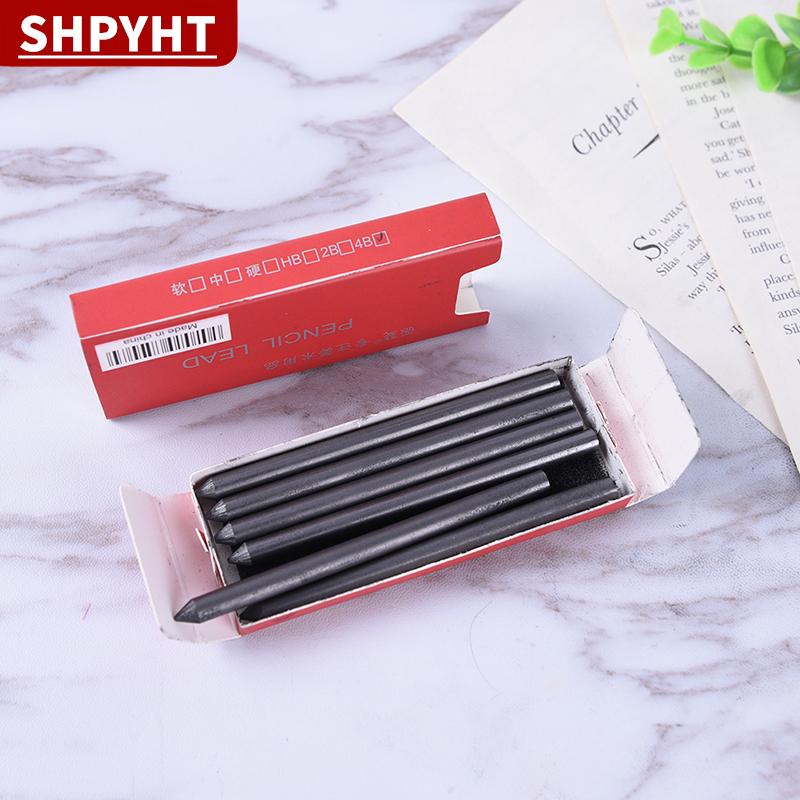 [COD] SHPYHT TOY 5.6mm Mechanical Lead Auto Clutch Pencil Holder Refill HB 2B 4B 6B 8B 6Pcs/1 Box