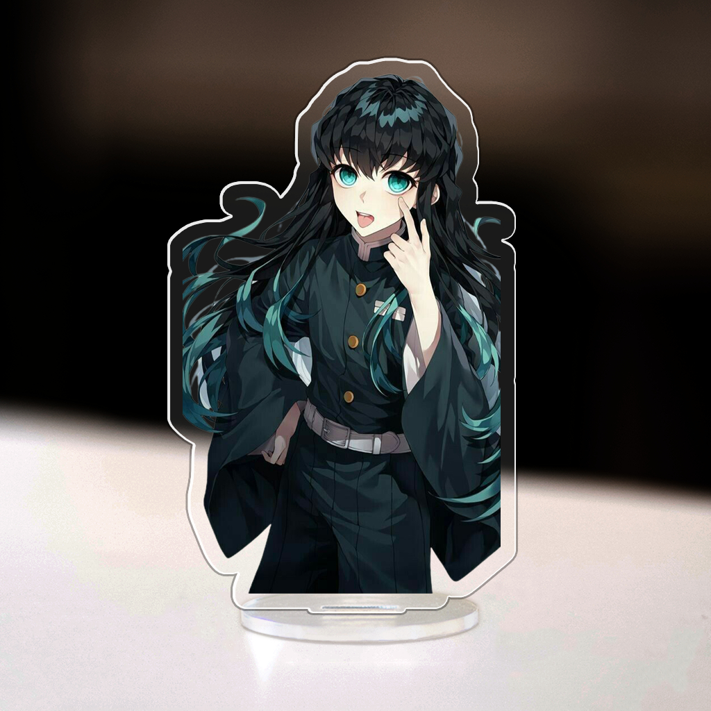 Standee Móc Khoá Tranh Kính Muichiro TokitoDemon Slayer Kimetsu no Yaiba quà tặng bạn bè