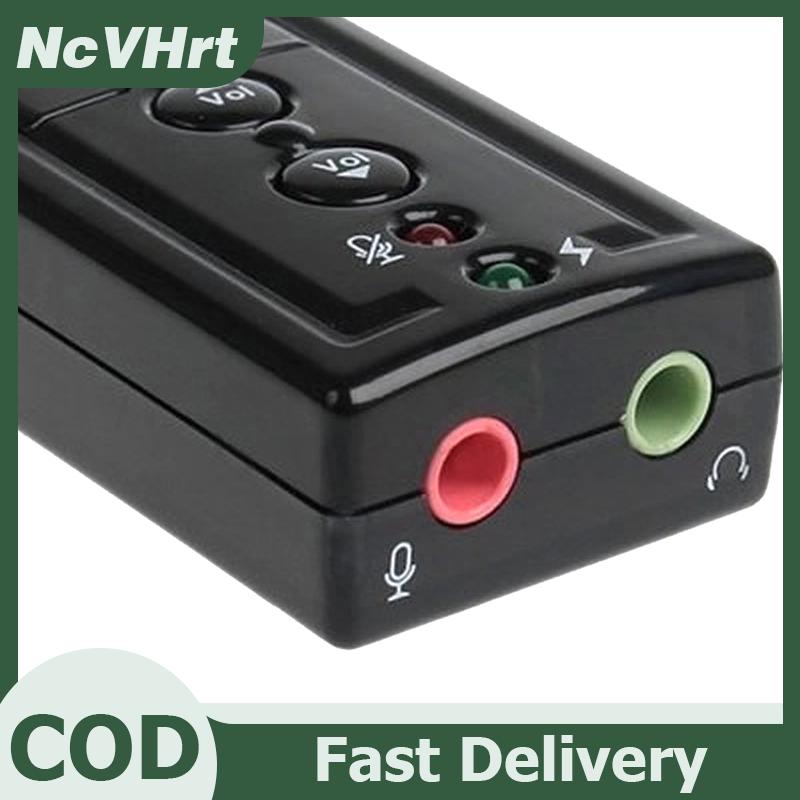 👉Hot Sale Toy NcVHrt 7.1การ์ดเสียง3D USB สเตอริโออะแดปเตอร์เสียงแจ็ค3.5MM แล็ปท็อปการ์ดเสียงภายนอกเกมแชทการ์ดเสียงไดรฟ์ฟรี ราคา 37 บาท*ส่งฟรี