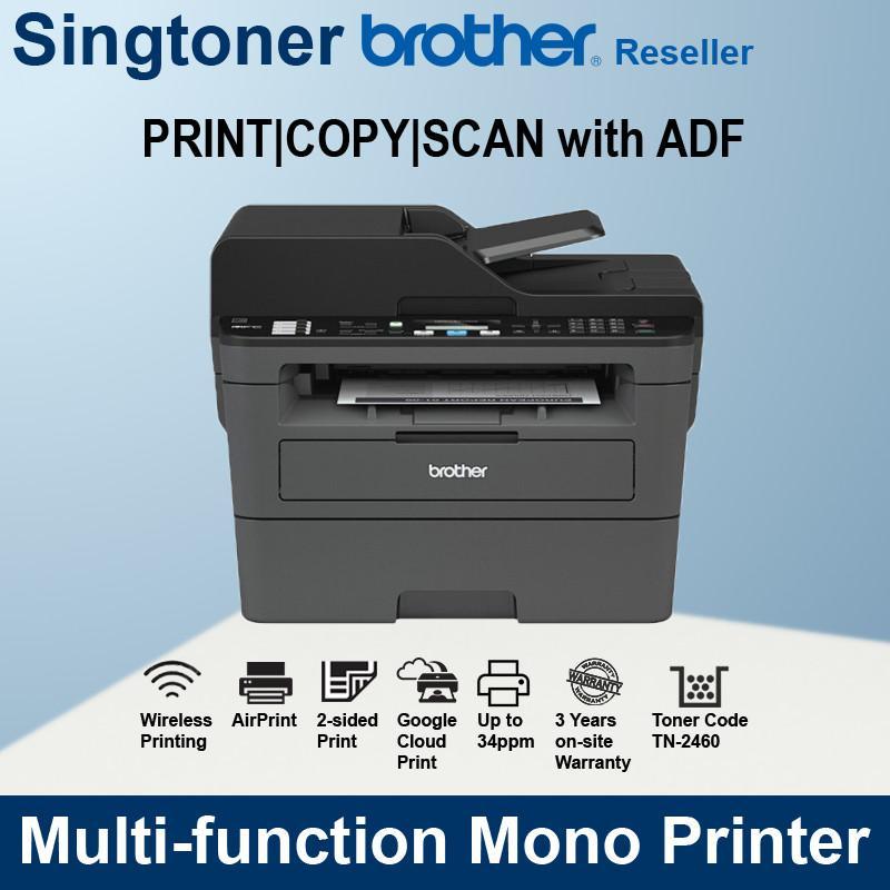 [Local Warranty] Brother DCP-L2550DW Home 3-in-1 Monochrome Multi-Function Laser Printer L2550dw L2550 Singapore