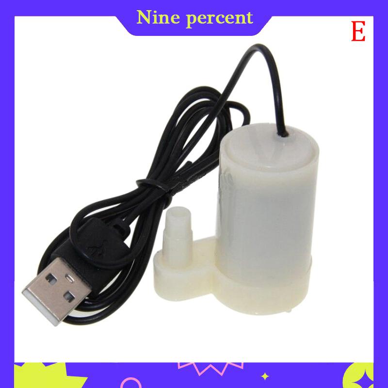 Nine percent Máy bơm nước mini chìm siêu nhỏ USB cho bể cá động cơ DC đài phun nước hồ cá - 7