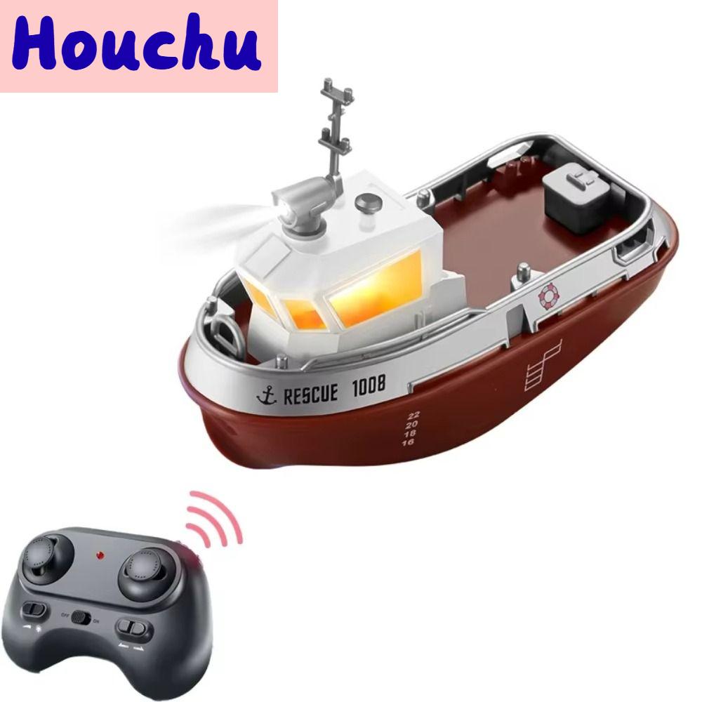 HOUCHU ขนาด 1:32 เรือลากจูง RC ดูอัล มอเตอร์ ยาน้ำไฟฟ้า เรือควบคุมระยะไกล ทรงพลัง ใช้งานได้ยาวนาน เรือ RC ขนาดเล็ก ของขวัญสำหรับเด็ก ราคา 529 บาท*ส่งฟรี