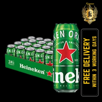 Heineken Beer Can 24 x 490ml (BBD Feb 2022)