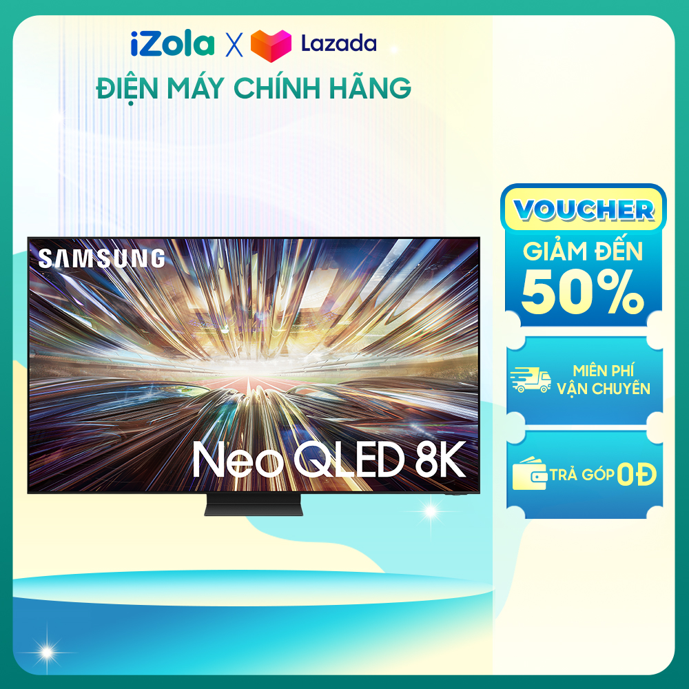 [GIAO TẠI HCM] Smart Tivi Samsung Neo QLED 8K 65 Inch QA65QN800D QA65QN800DA 65QN800DA 65QN800D - Tối ưu độ sáng HDR Brightness Optimizer - Bộ xử lý AI NQ8 thế hệ 2 - Remote thông minh