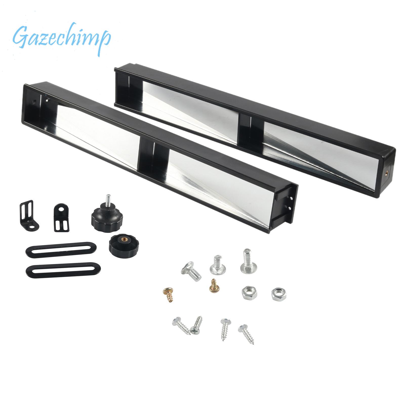 Gazechimp Golf Cart Rear View Mirror Universal 4 Panels Vehicle Accessory Versatile Repair Parts Adjustable Wide Angle for Van Truck