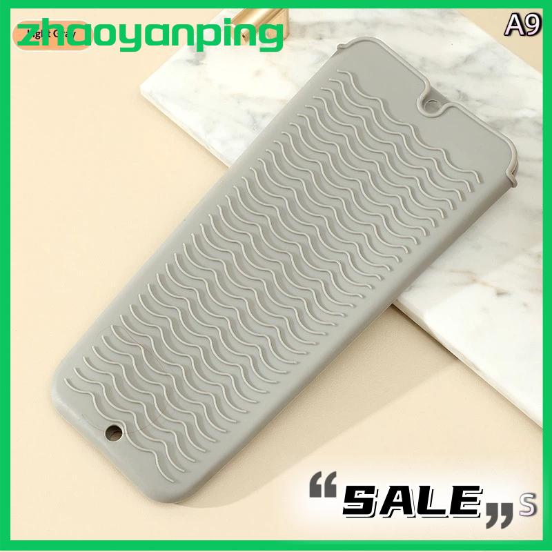 zhaoyanping 1pcs Silicone chịu nhiệt Pad Pouch lưu trữ túi cách nhiệt Mat cho máy ép tóc nhiệt uốn thanh Curler Bìa - 8