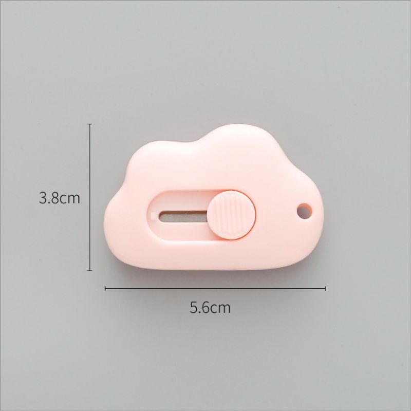 Runenbaoluo dao tiện ích mini hình đám mây cho văn phòng trường học mở hộp cắt giấy và phong bì