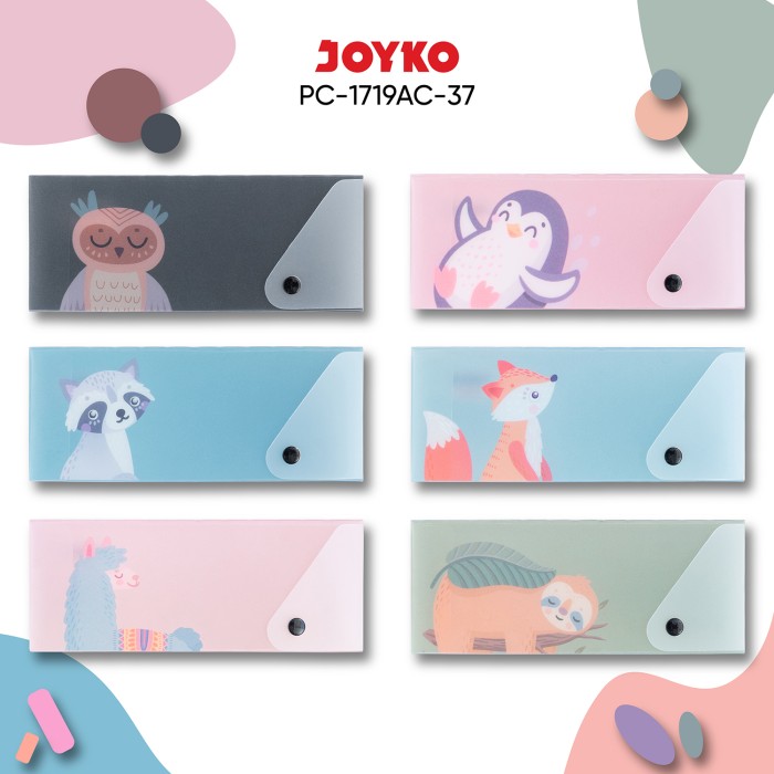 Kotak Tempat Pensil Pencil Case Joyko PC-0719AC-37 Animal Calender