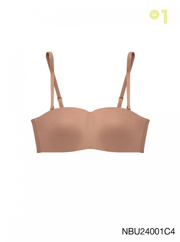 [Online Exclusive] Sabina Pretty Perfect Level 1 Wireless Strapless Bra Style No. NBU24001C4 - Tan ราคา 249 บาท*ส่งฟรี