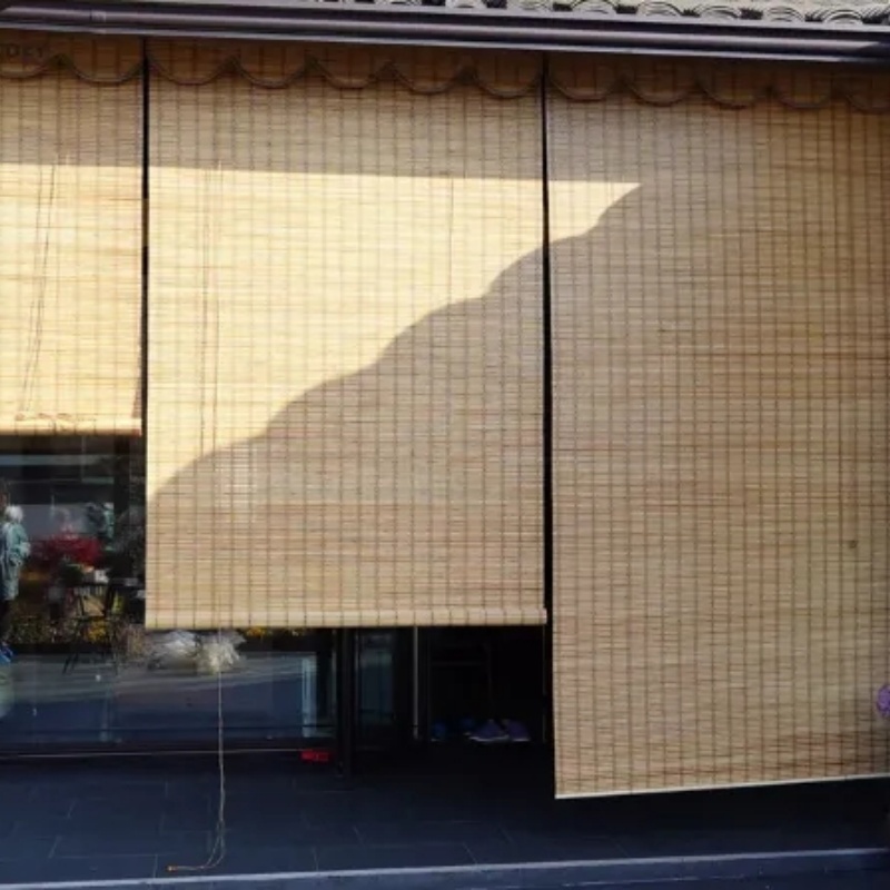 มู่ลี่  Bamboo Curtains, Grass Curtains, Blinds, Roller Blinds, Room Divider Curtains, Small Sunshade Curtains, Products Are Ready for Delivery. Export Immediately 1 Meter X 1 Meter ราคาพิเศษ