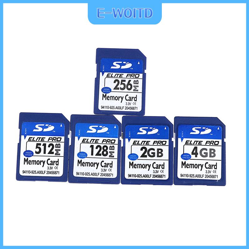 【E-WOITD】 128Mb 256MB 512MB 2GB 4GB SD มาตรฐานการ์ดหน่วยความจำดิจิตอลที่ปลอดภัย ราคา 52 บาท*ส่งฟรี