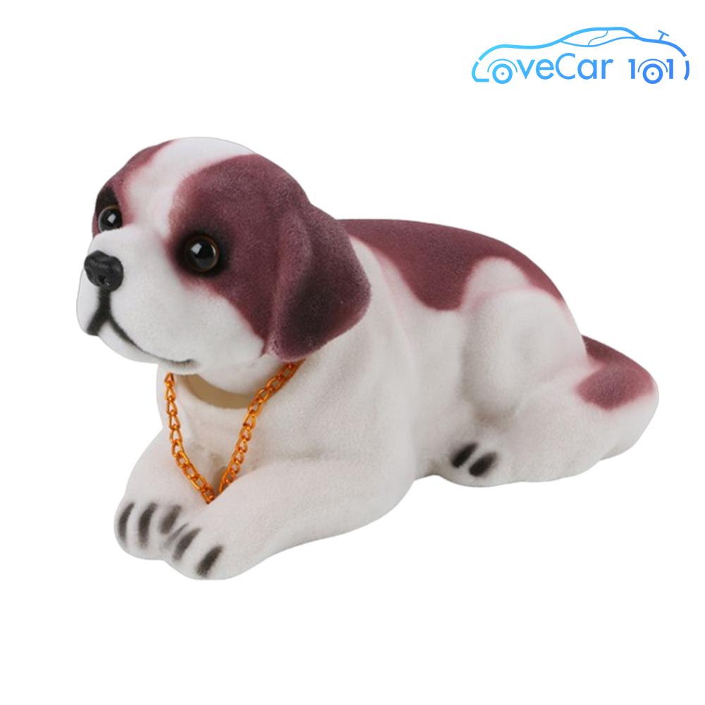 Creative Car Doll Resin Car Dashboard Toys Lifelike Cute Tabletop Ornament St Bernard Shepherd Auto Interior Accessories ราคา 178 บาท*ส่งฟรี