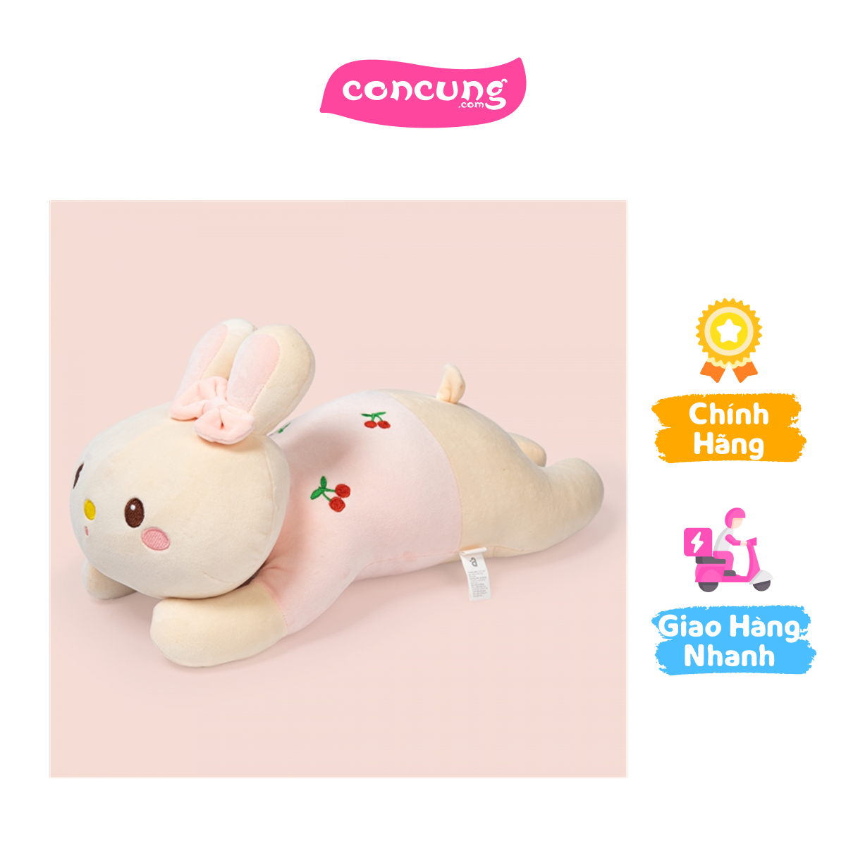 Gối ôm thỏ Animo Cherry (TĐ)