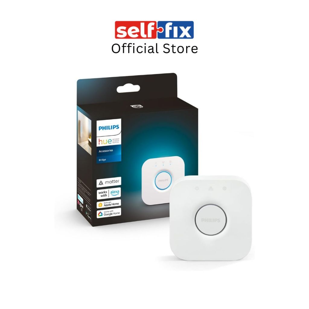 Hue Bridge Lighting Hub - White (Compatible with Alexa HomeKit and Assistant)