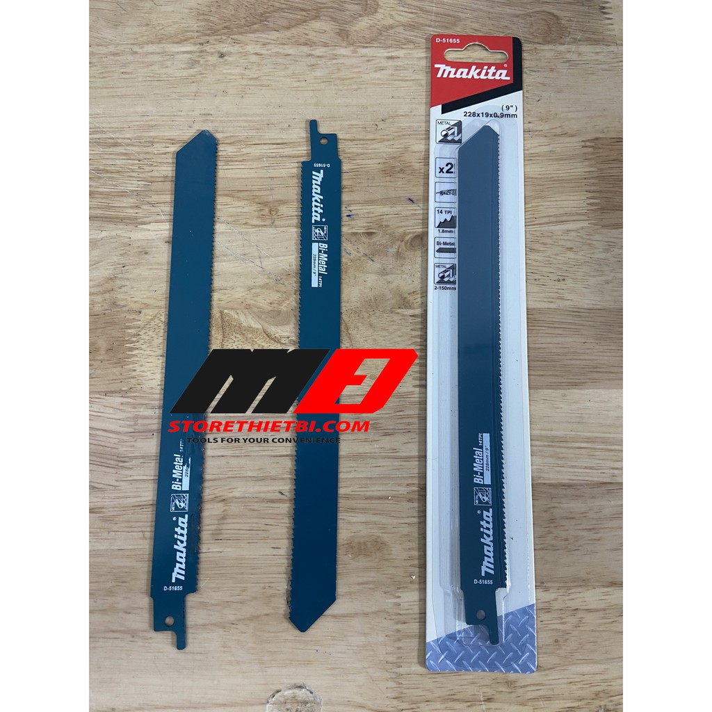 D-51655 bộ 2 lưỡi cưa kiếm makita