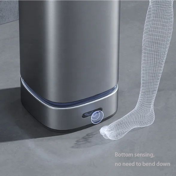 iIntelli Automatic Packaging bagging and Sensor with Stainless Steel Construction Smart Trash Can Compactor Garbage Waste Bins ราคา  7,108 บาท*ส่งฟรี