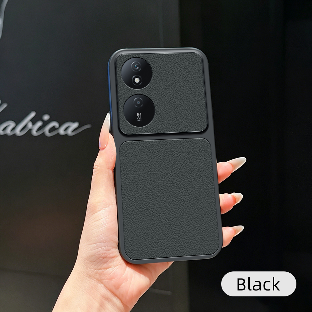 Luxury Lychee Leather Shockproof Phone Case For Honor X7 X7B X7C X7D Instantly Turn Full Bumper Matte Cover - Image 4