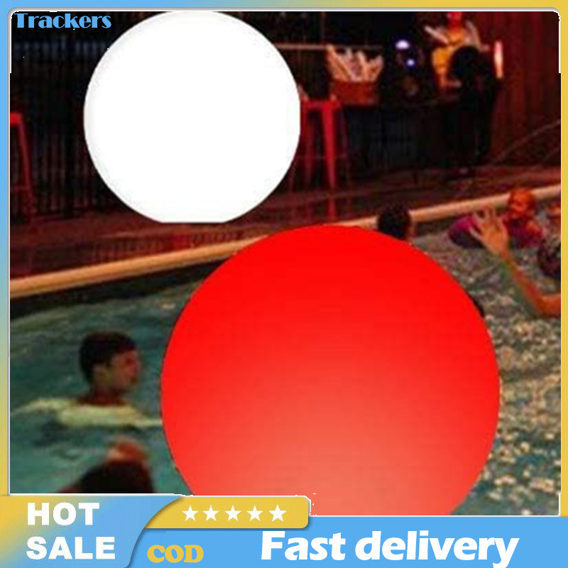 LED Beach Ball Inflatable Light Up Beach Ball With Remote Control 16 Colors 4 Modes Glow In The Dark Balls Pool Toys For Kids ราคา 92 บาท*ส่งฟรี