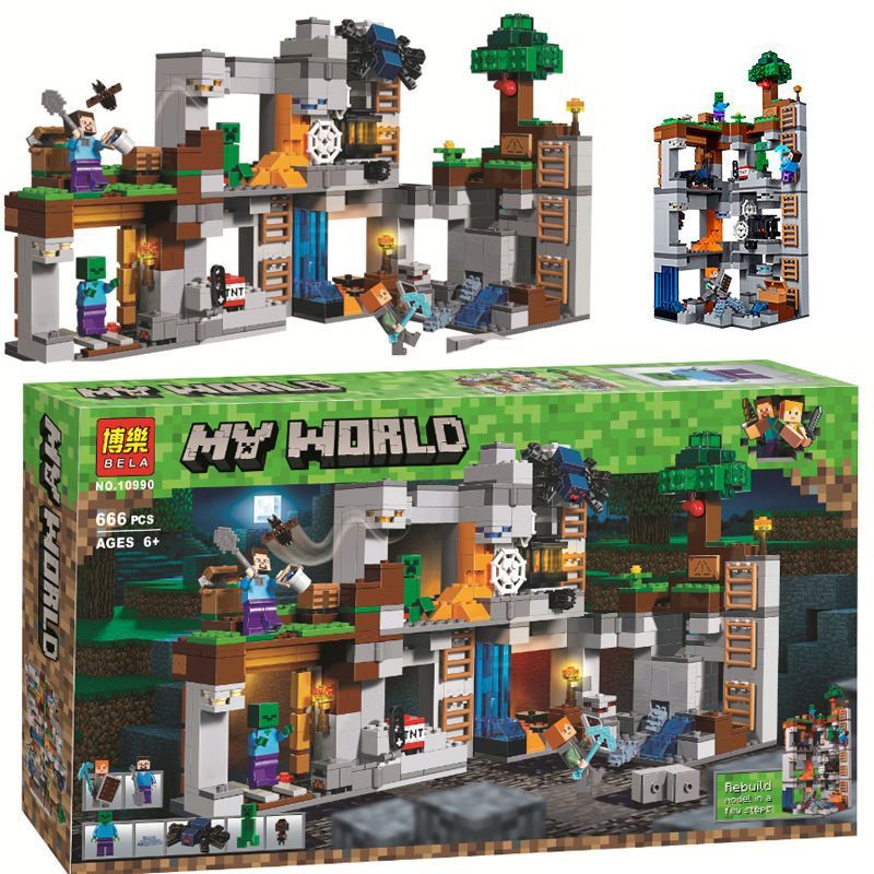 Đồ chơi LEGO 21147 Minecraft: Great Adventure at the Rock