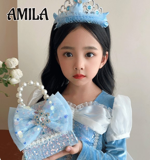 AMILA Children s Princess Elsa handbag, girls fashion shoulder bag