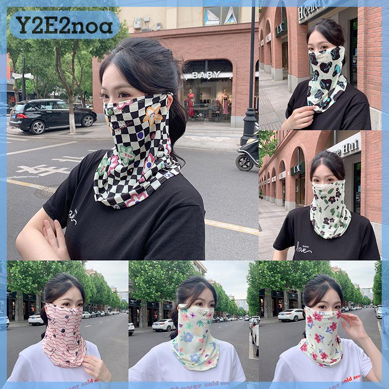 Y2E2noa Mặt Trời Bảo Vệ Khăn Cổ Mắt Đầy Đủ Bảo Vệ Mặt Nạ Phụ Nữ Thoáng Khí Mặt Nạ Cho Ngoài Trời Đi Xe Đạp