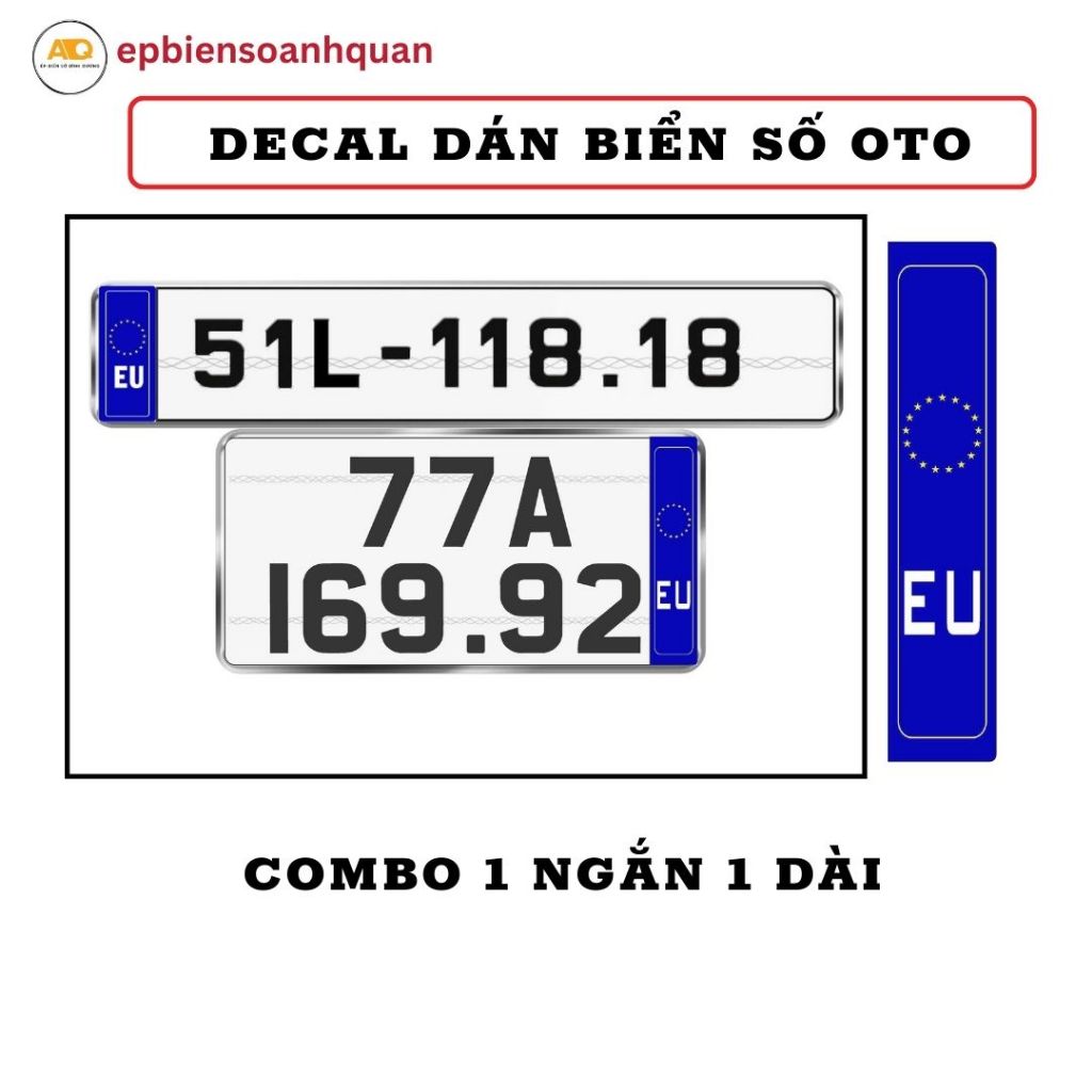 Eu Flag Car License Plate Sticker with Uv Printing, Durable Color – Decorative Decal for Car License Plates, Easy to Apply Giá 19,300 Đồng*Miễn phí vận chuyển